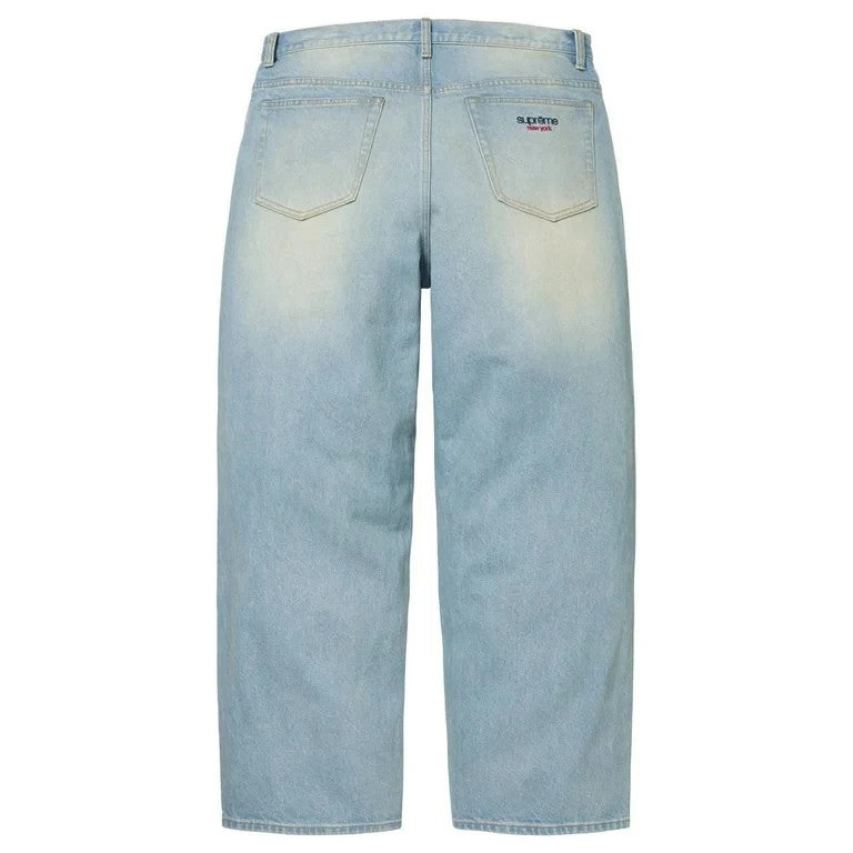 Supreme Baggy Jean Light Washed Indigo