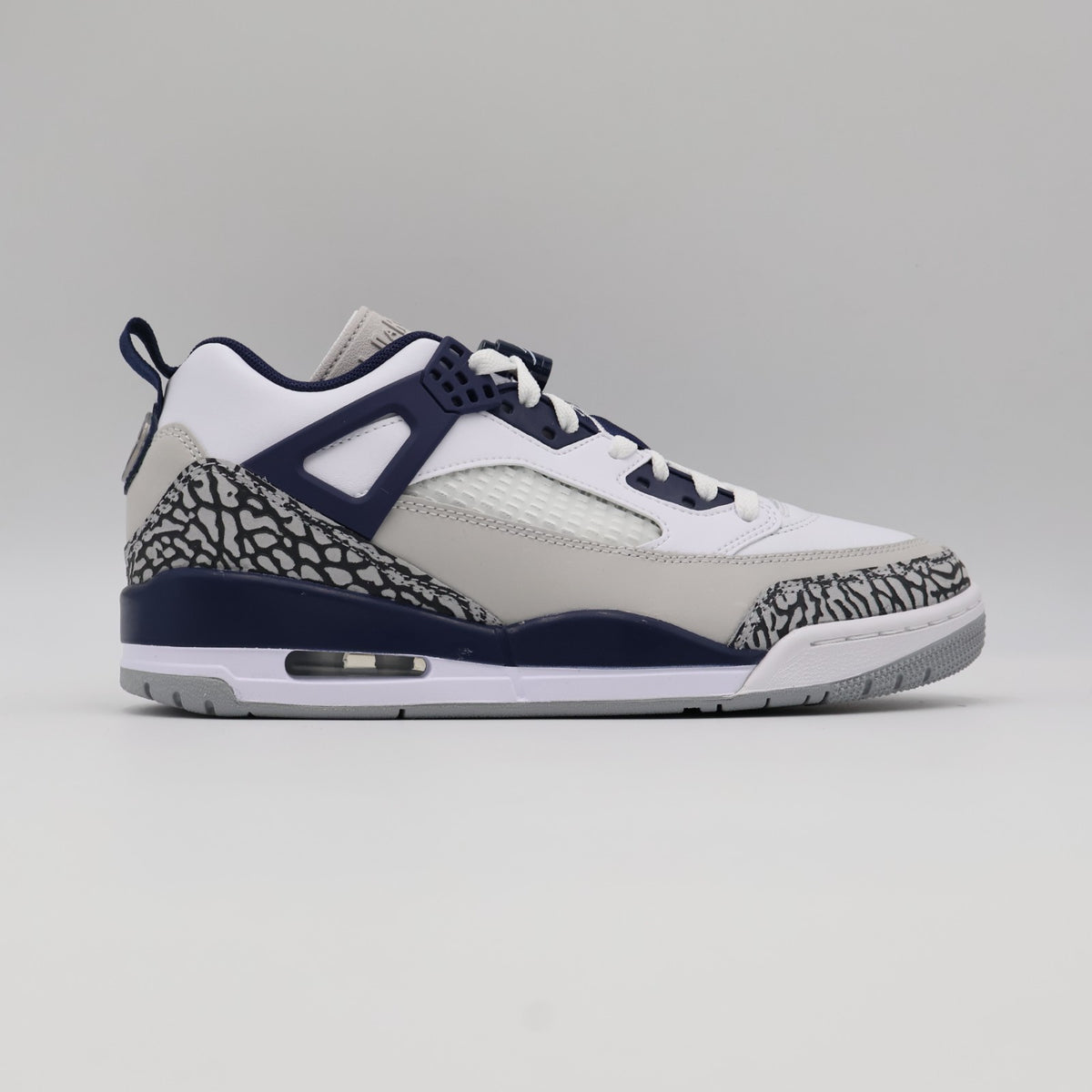 FQ1759-140 Nike Jordan Spizike Low White Midnight Navy Cement Grey (Men's)