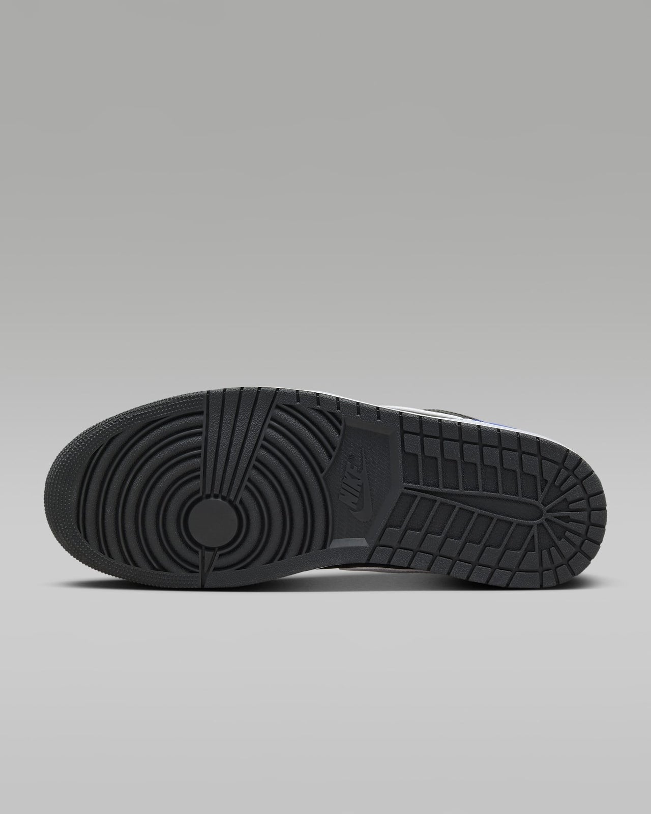 553558-042 Nike Air Jordan 1 Low Black Game Royal White (Men's)