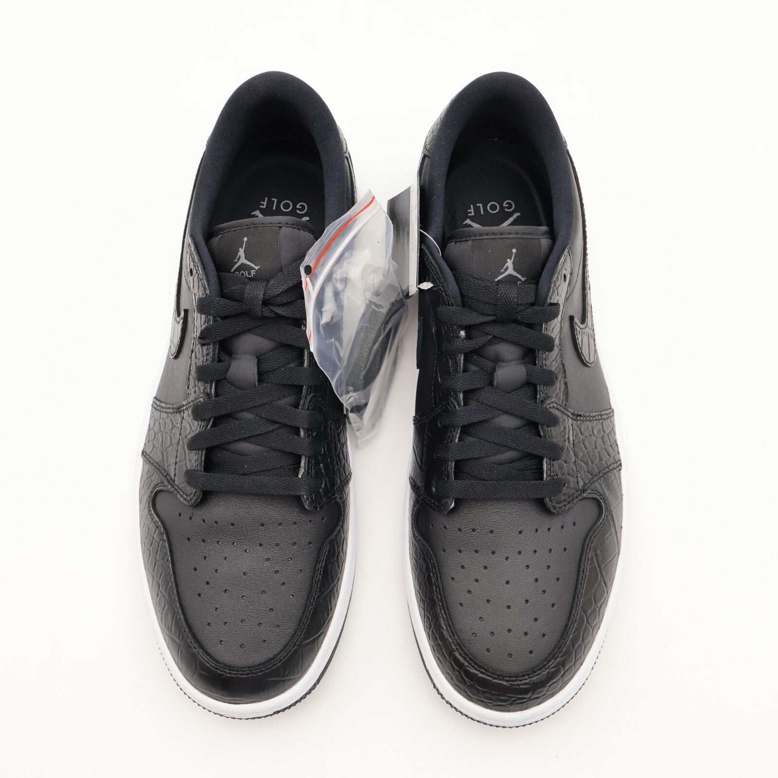 DD9315-003 Nike Air Jordan 1 Low Golf Black Crocodile Skin Iron Grey (Men's)