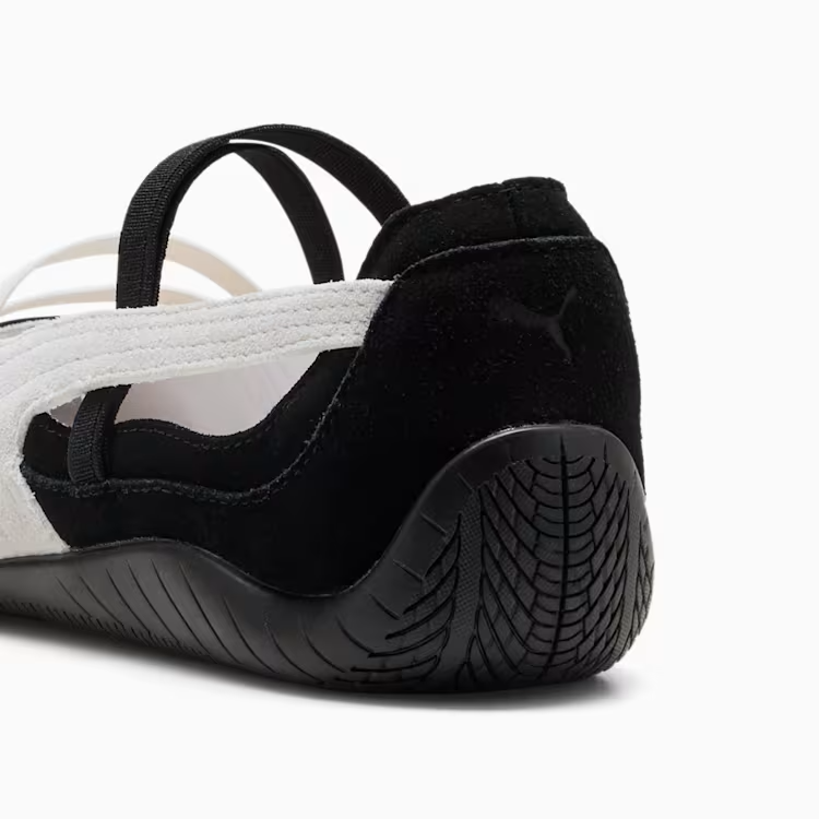 401287-06 Puma  Speedcat Ballet Suede Puma Black Puma White Warm White (Women's)