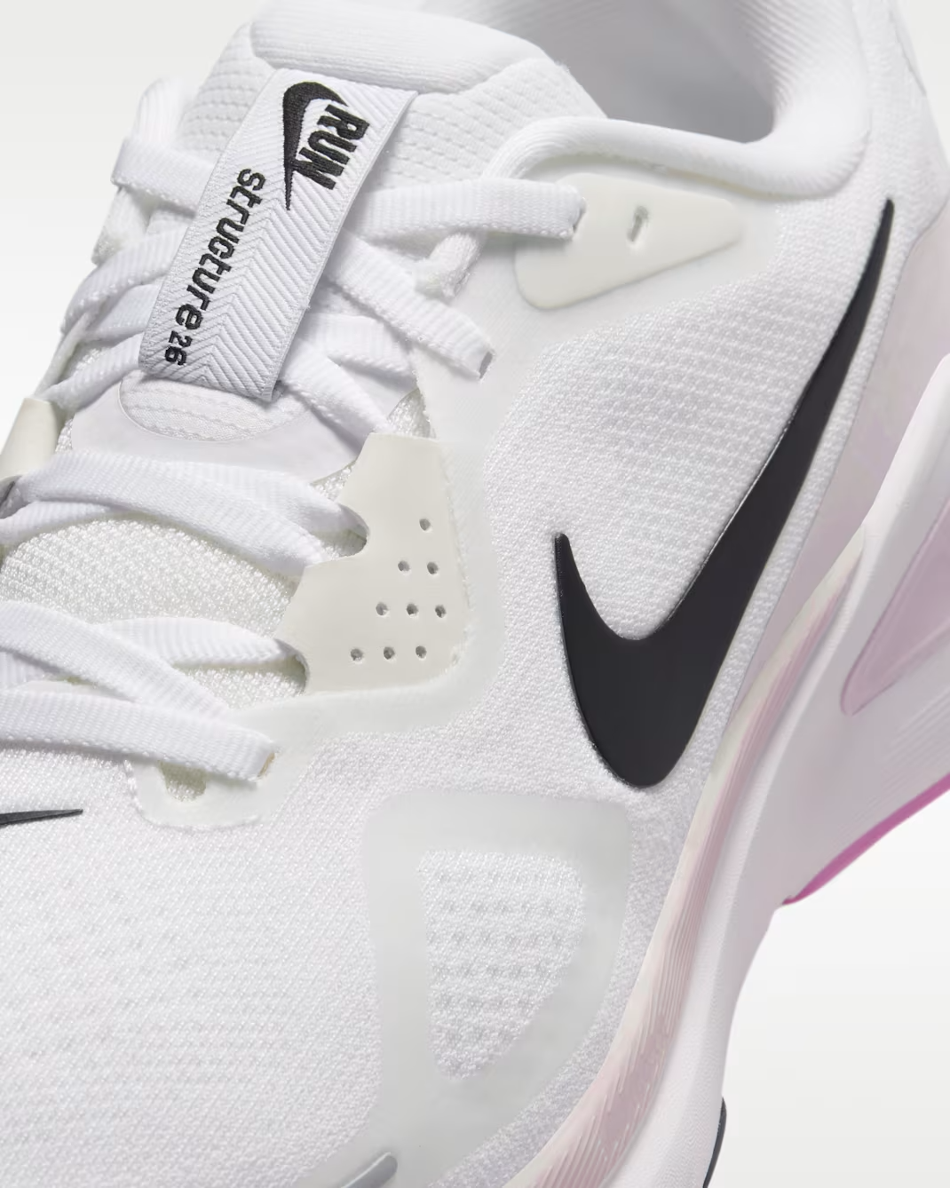 HJ1101-107 Nike Structure 26 "White/Bleached Lilac" (Women's)