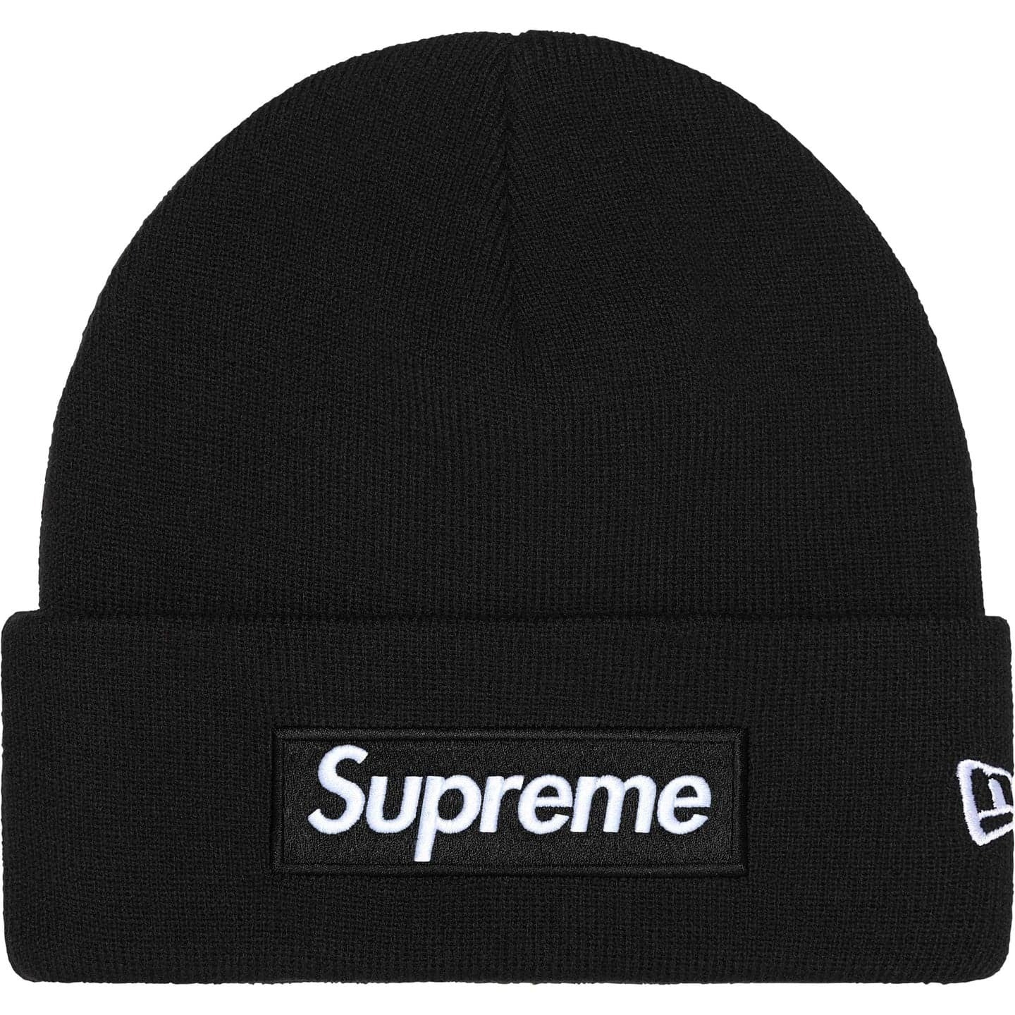 Supreme New Era Box Logo Beanie (25FW) Black