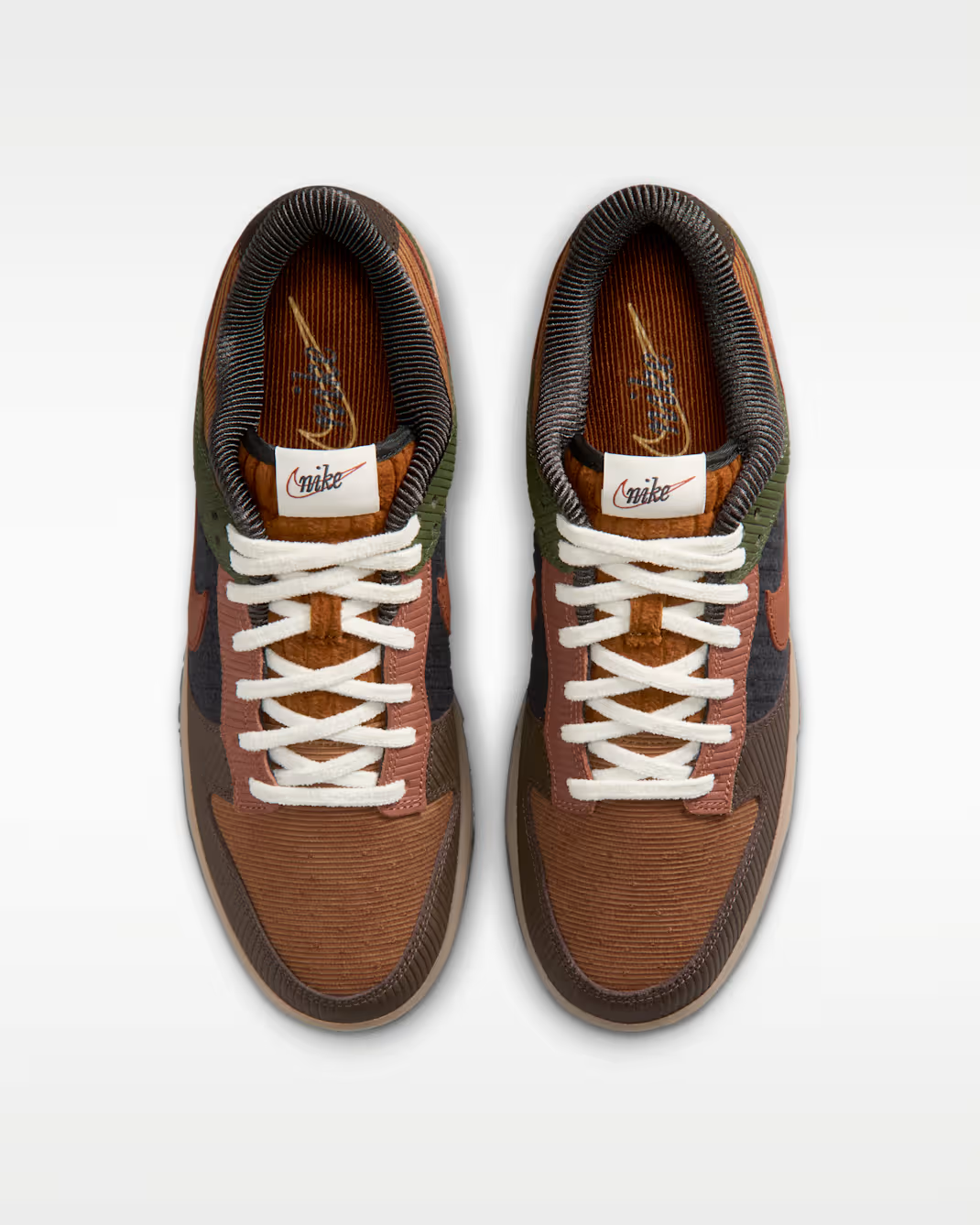 IB7746-201 Nike Dunk Low Retro PRM "Light British Tan/Corduroy" (Men's)