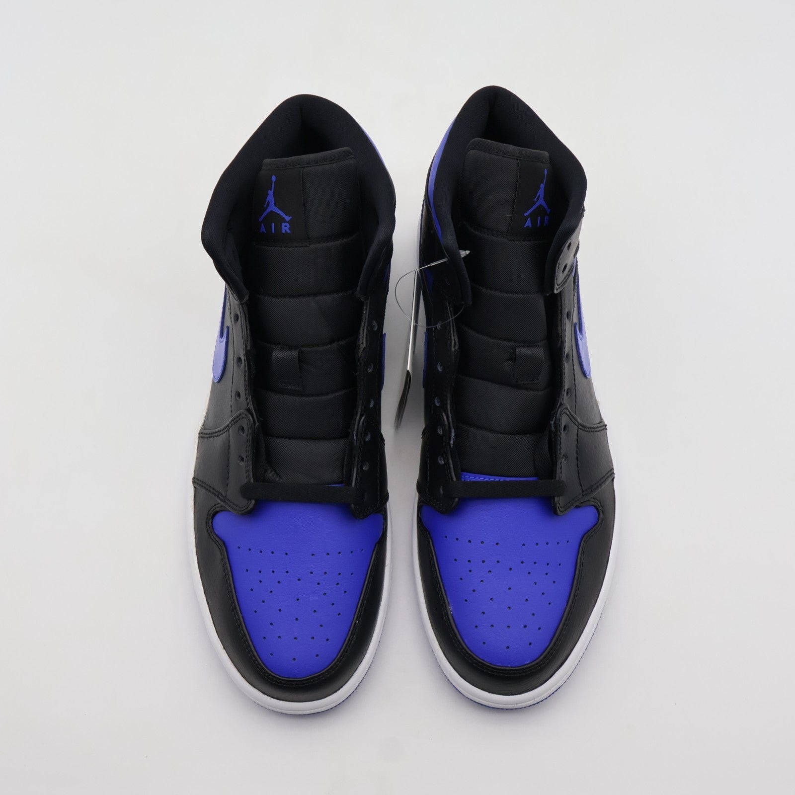 554724-068 NIKE AIR JORDAN 1 MID BLACK BLUE (Men's)