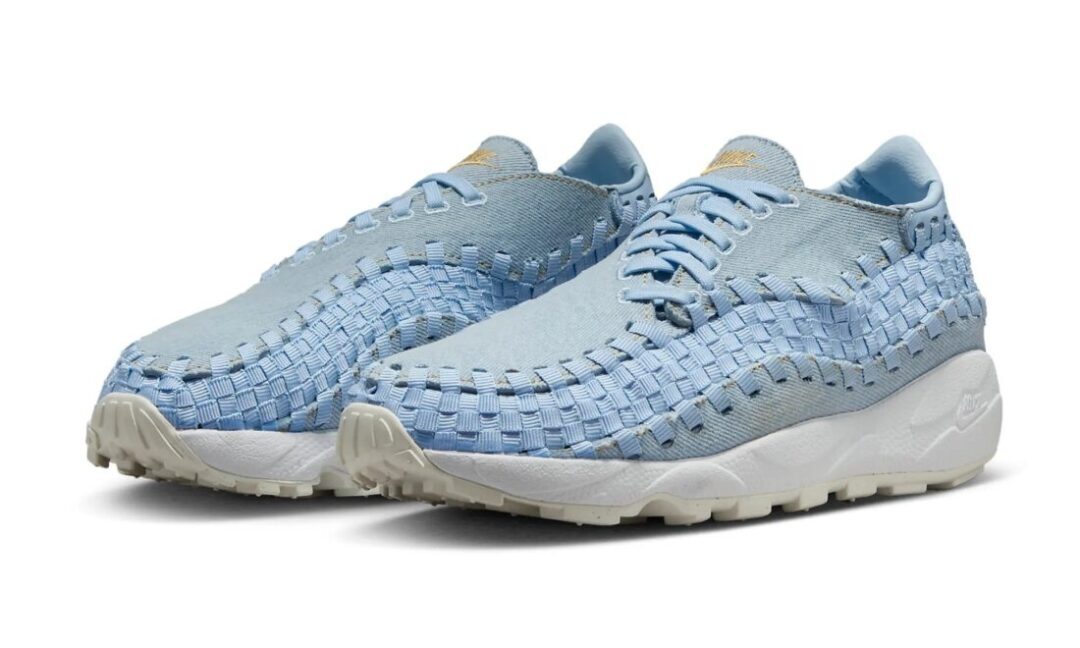 FV6103-400 Nike Air Footscape Woven Ice Blue (Women's)