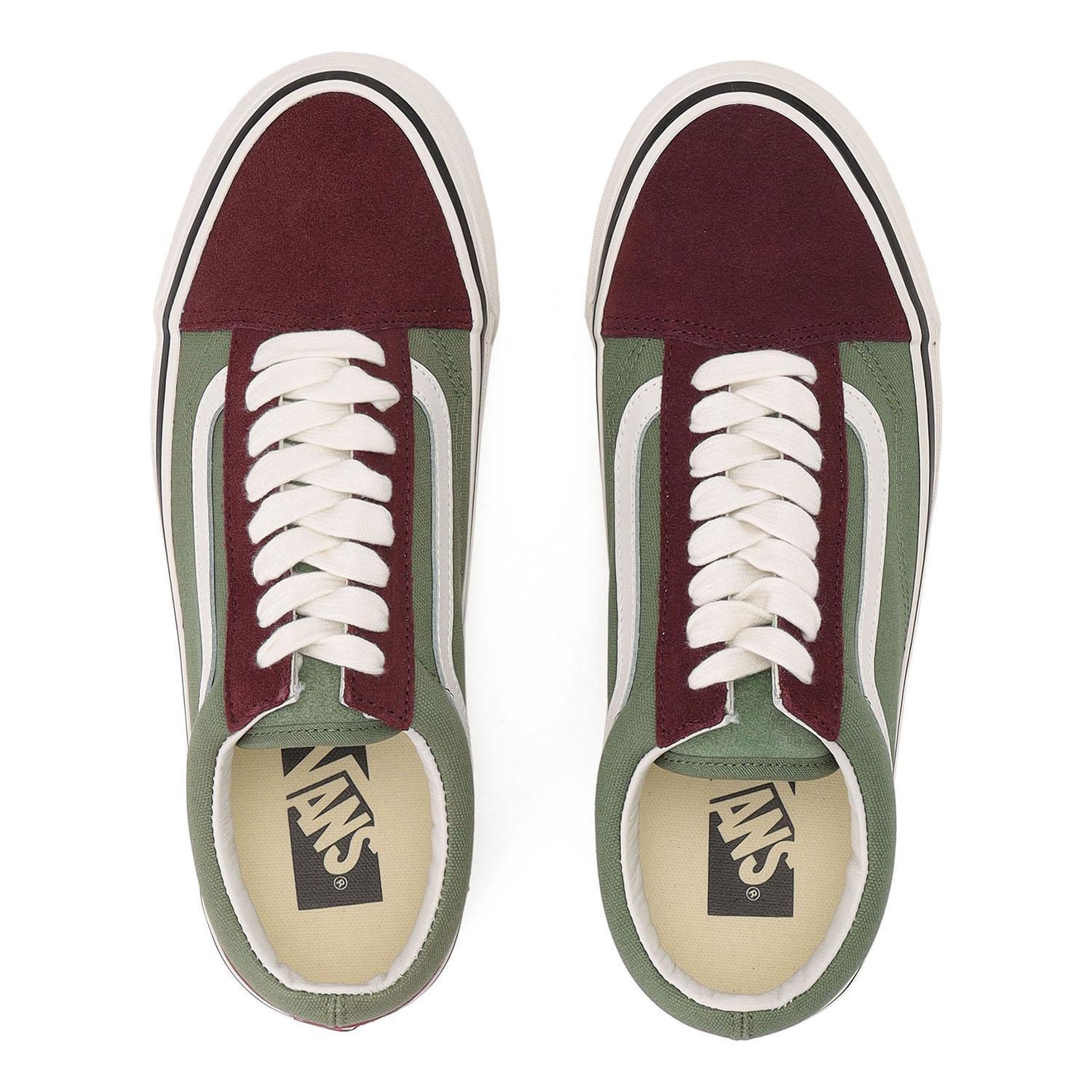 VN000D56BGS Vans Premium Old Skool Brown Green (Men's)