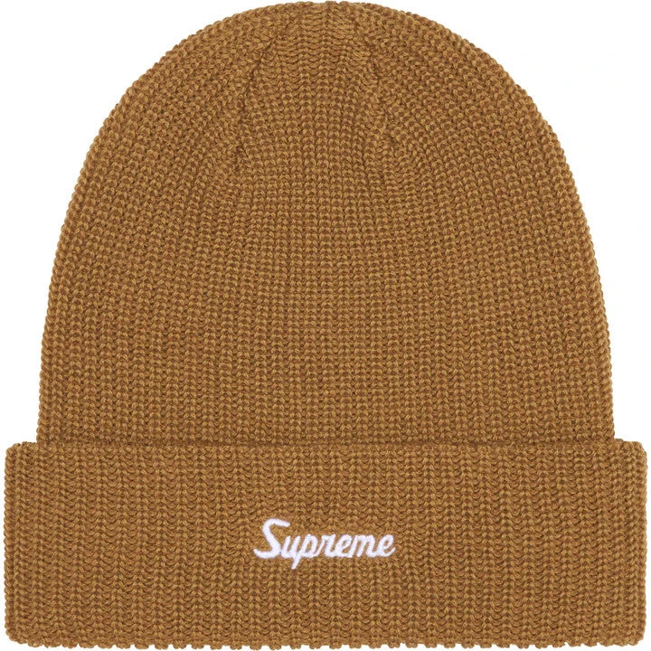 Supreme Loose Gauge Beanie (25FW) Tan