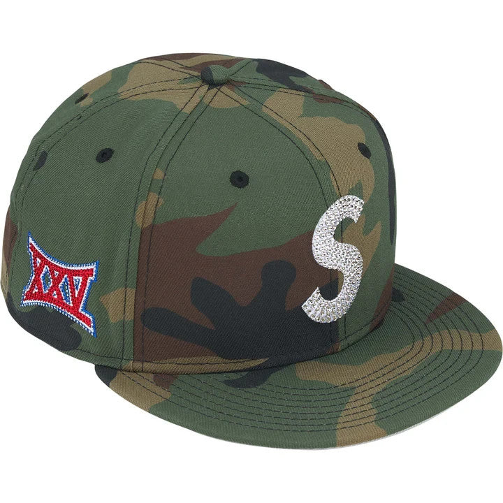 Supreme Swarovski S Logo New Era Camo