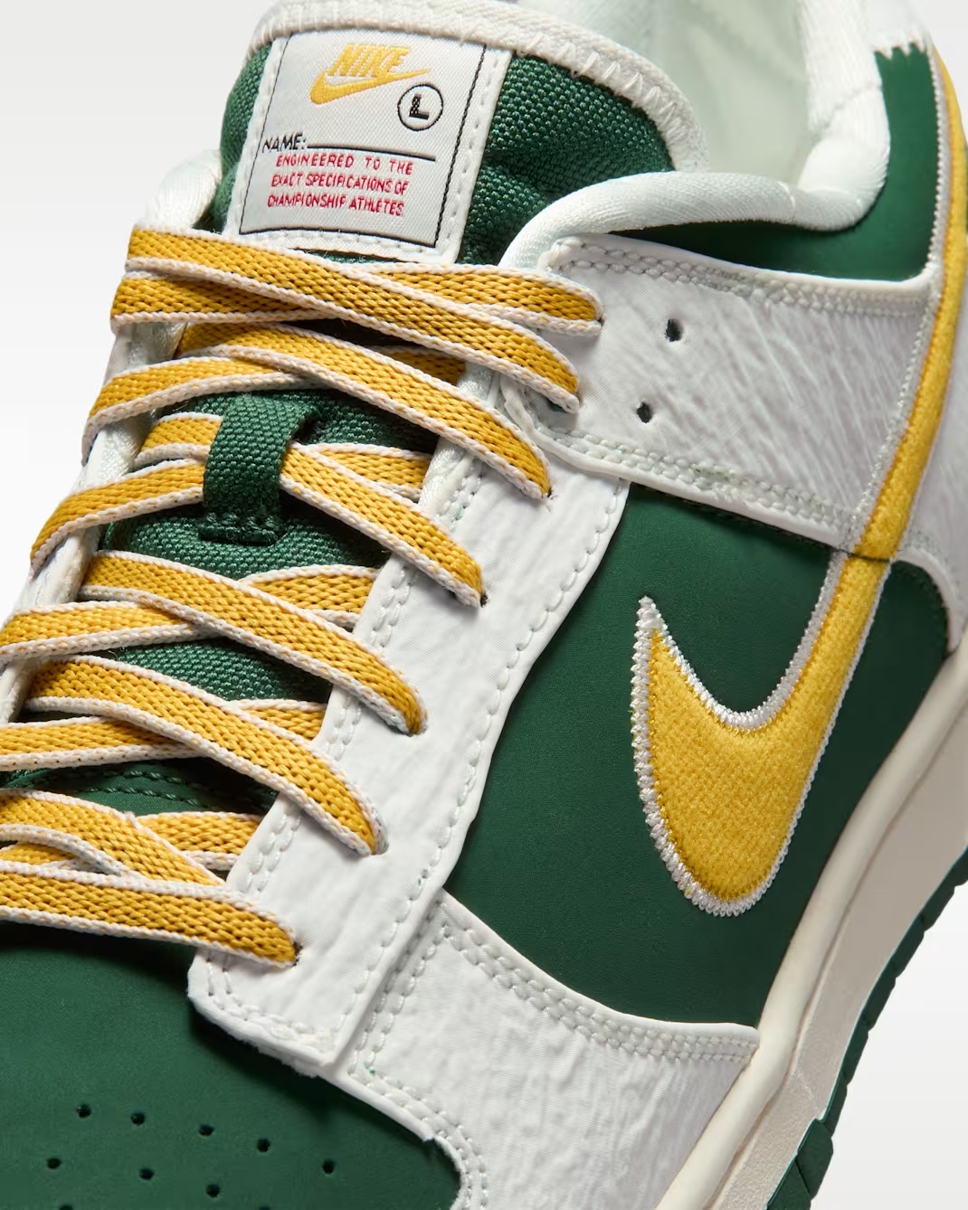 IM4413-100 Nike Dunk Low Varsity Pack "Sail/Fir" (Men's)