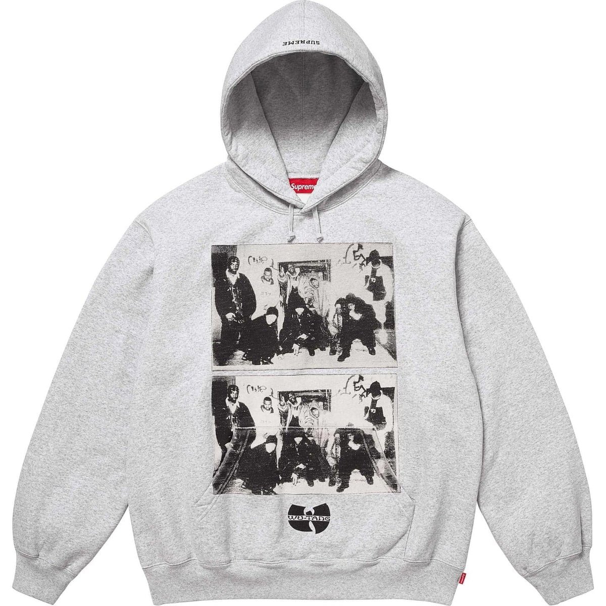 Supreme Wu-Tang Clan Hooded Sweatshirt Heather Grey