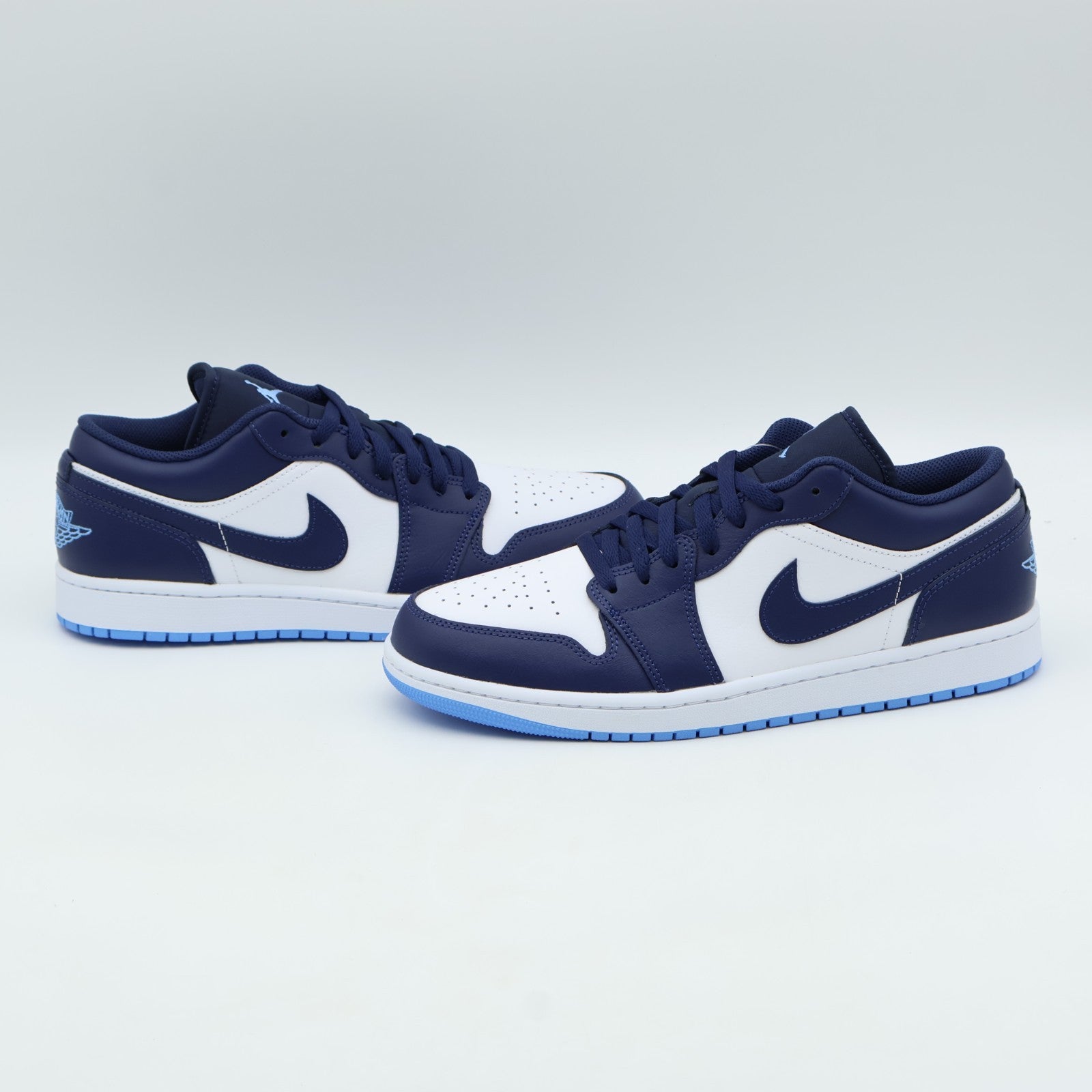 553558-404 Nike Air Jordan 1 Low Midnight Navy (Men's)