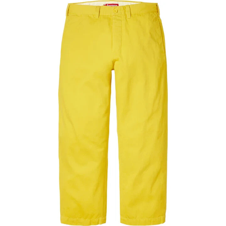 Supreme Chino Pant Lime Yellow (25SS)