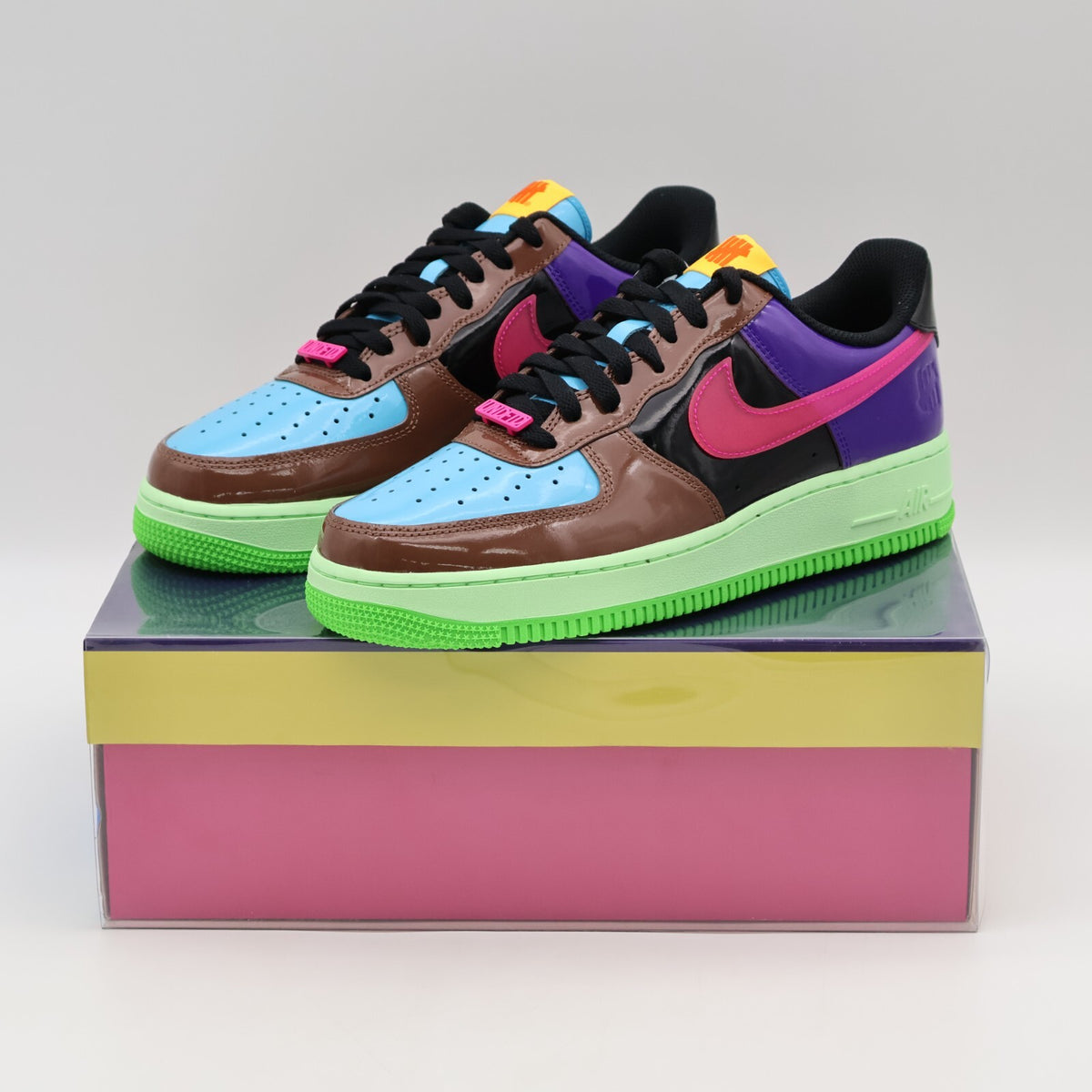 DV5255-200 Nike Air Force 1 Low SP Undefeated Multi-Patent Pink Prime