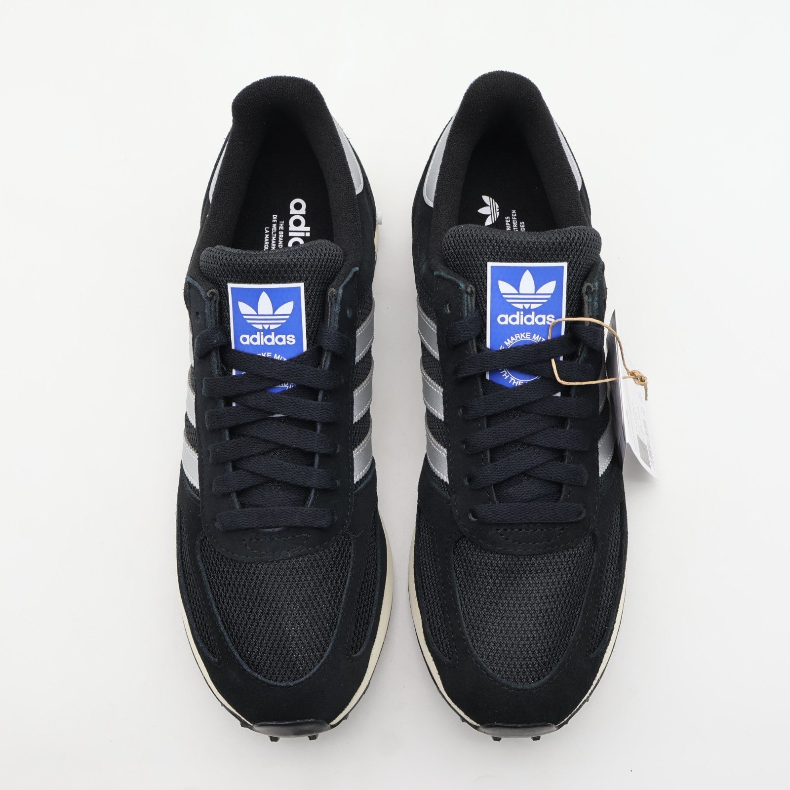 KJ4381 adidas LA Trainer OG Core Black Silver Metallic (Men's)