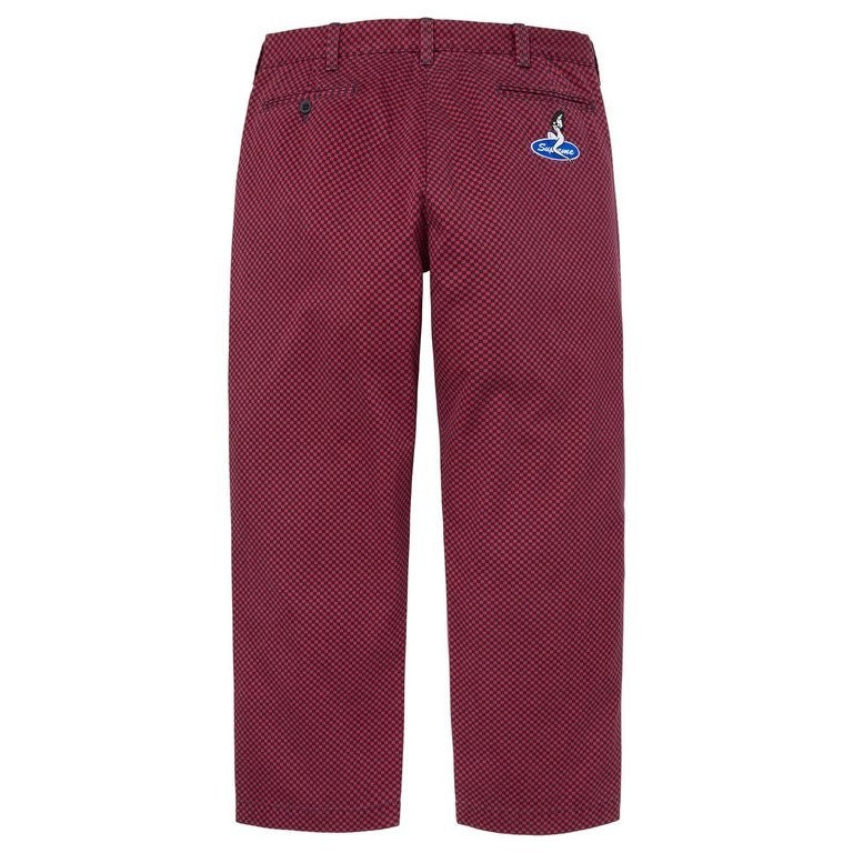 Supreme Chino Pant Red Checkerboard (26FW)