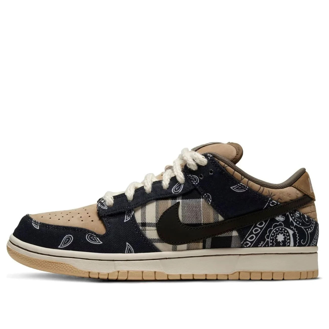 CT5053-001 Travis Scott Ã Nike SB Dunk Low "Black/Parachute Beige" (Men's)