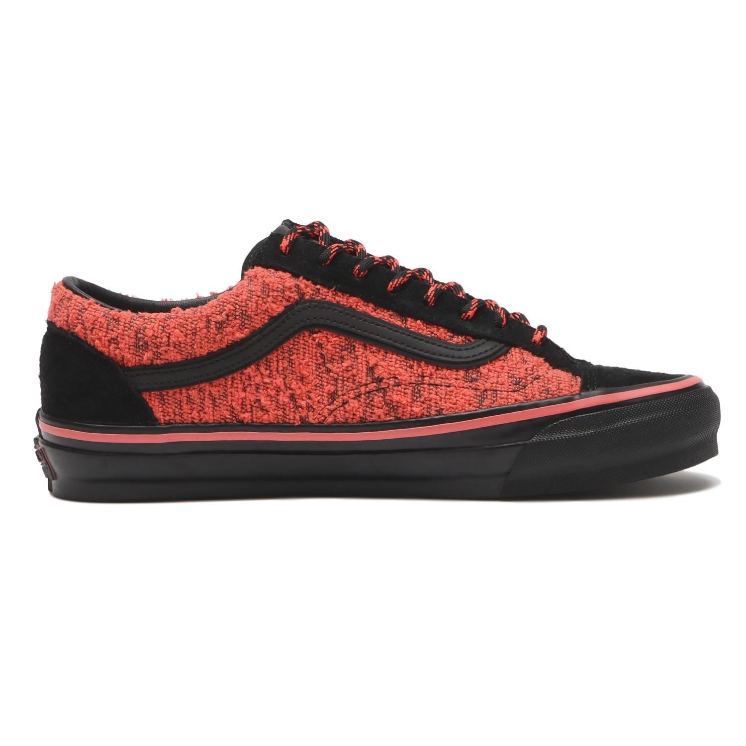 VN000EK7GP4 Vans Premium Old Skool 36 Jacquard Knit Black Fiery Coral (Men's)