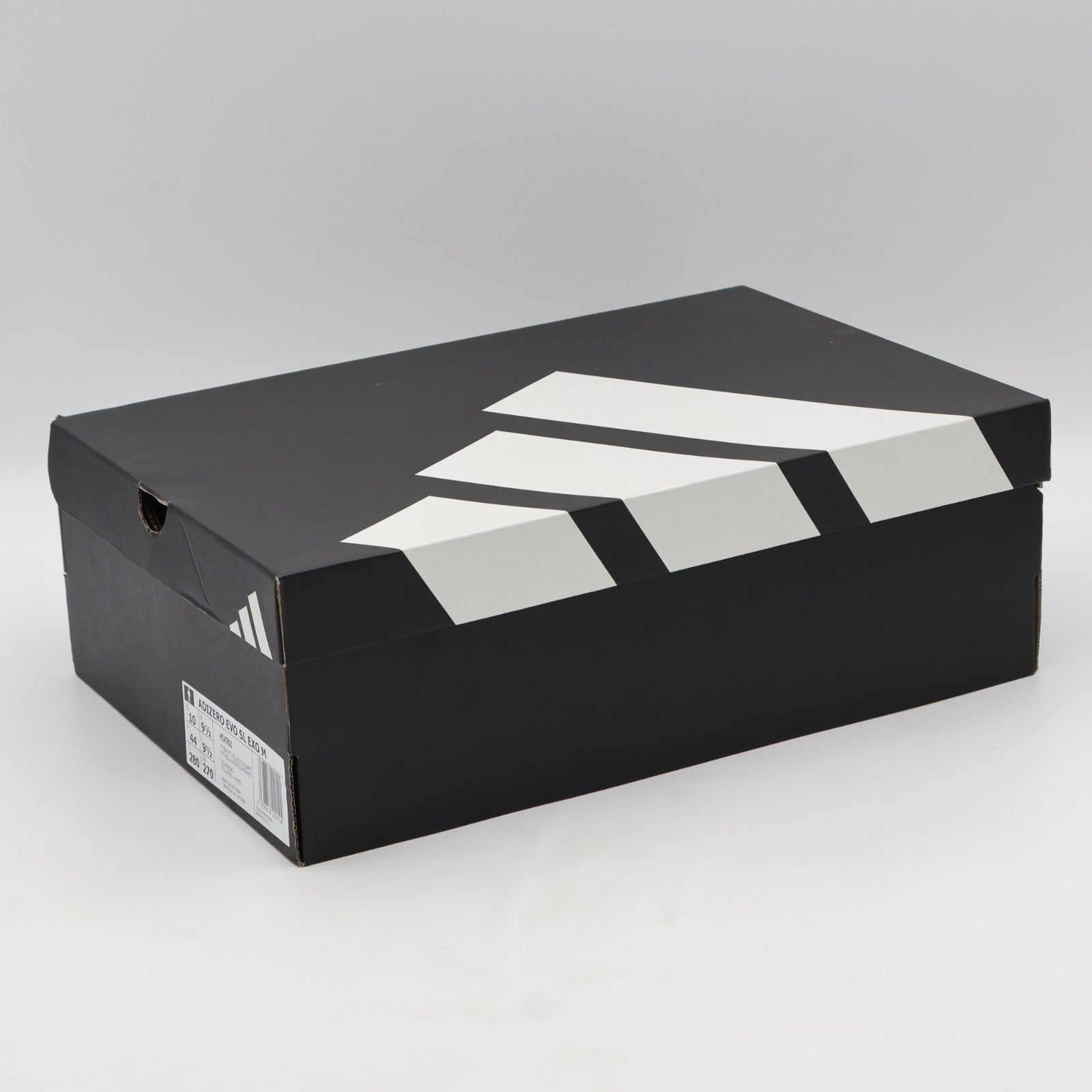KI4763 adidas Adizero Evo SL EXO Cloud White Core Black Iron Metallic (Men's)