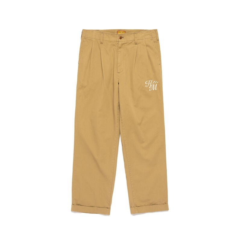 HUMAN MADE 2 Tuck Pants Beige