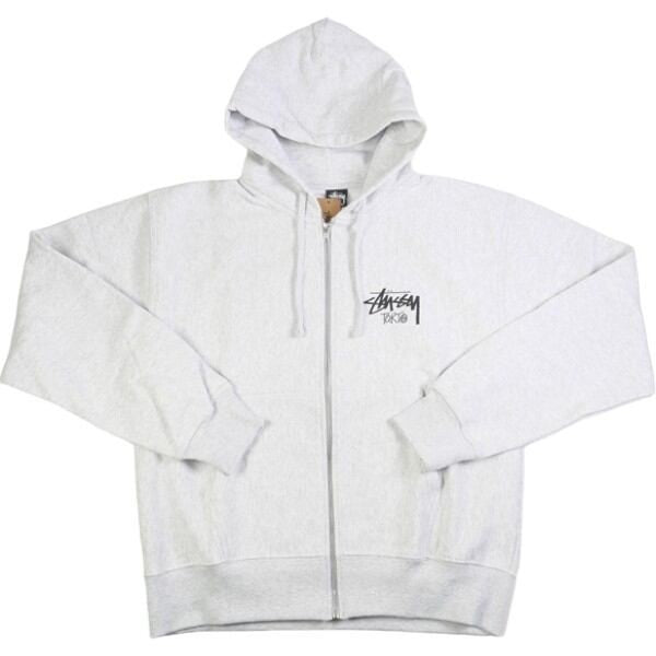 Stussy Tokyo Exclusive Zip Hoodie Ash Grey