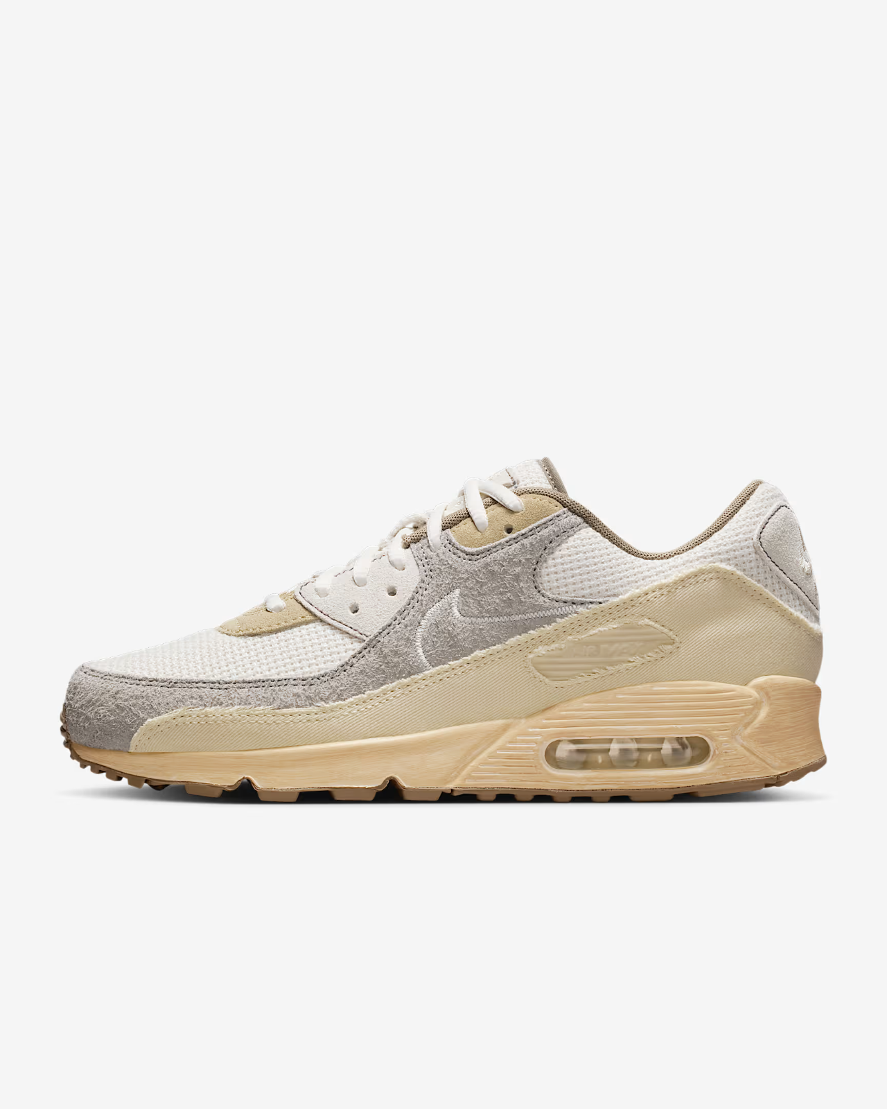 IM6773-104 Nike Air Max 90 Muslin Pale Ivory College Grey Sail (Men's)