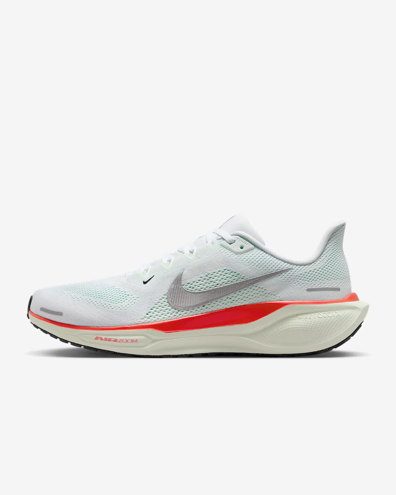 FD2722-115 Nike Pegasus 41  Road Running Shoes White Barely Green (Men's)