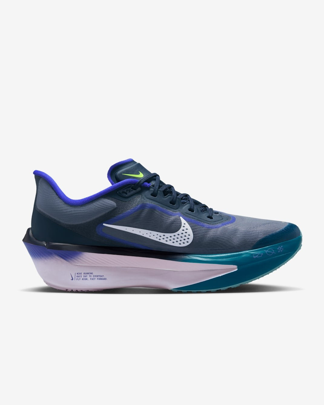 FN8454-403 Nike Zoom Fly 6 Obsidian Persian Violet Volt White (Men's)