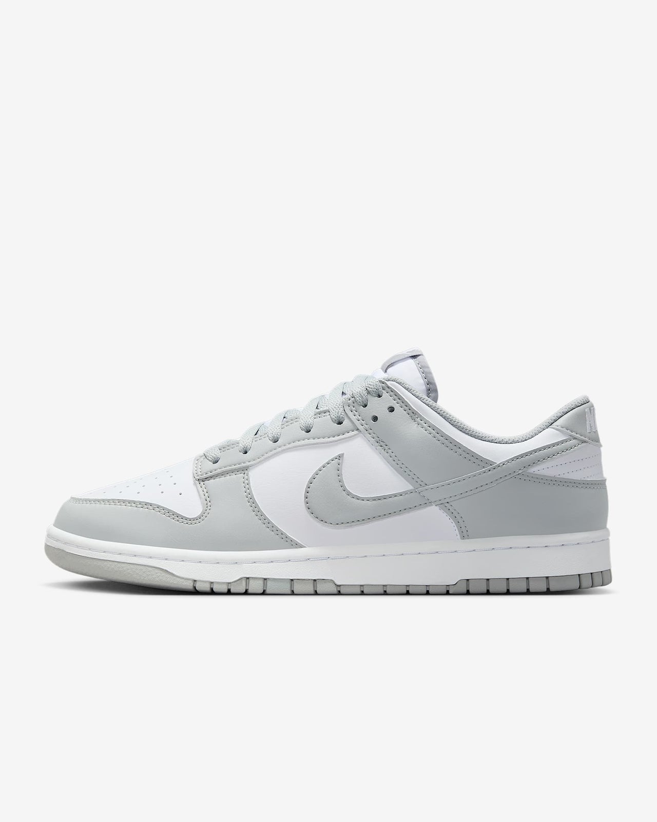 HF5441-105 Nike Dunk Low Retro White White Light Smoke Grey (Men's)