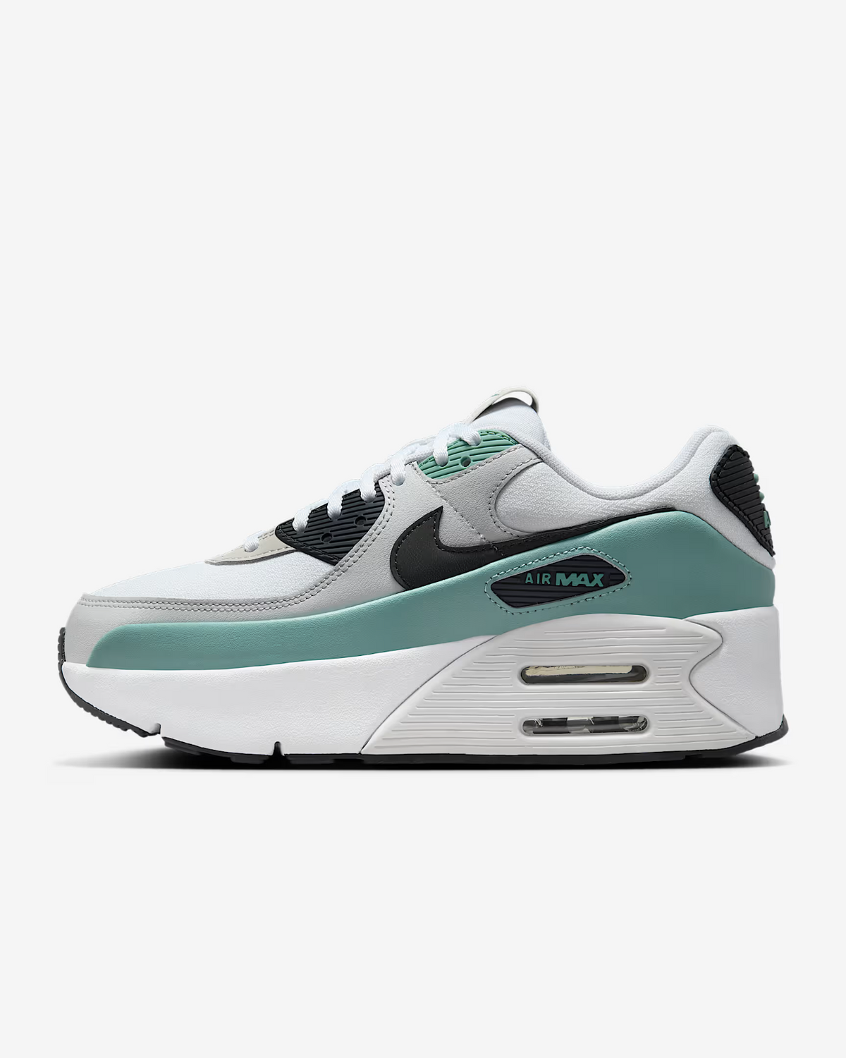 FD4328-115 Nike  Air Max 90 LV8 White Cannon Vast Grey Anthracite (Women's)