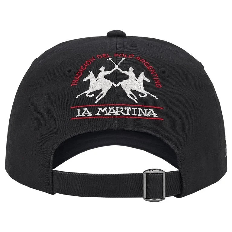 Supreme x La Martina 6-Panel Black