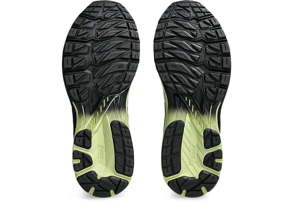 1203A394-001 Asics US4-S Gel-Terrain Black Neon Lime (Men's)