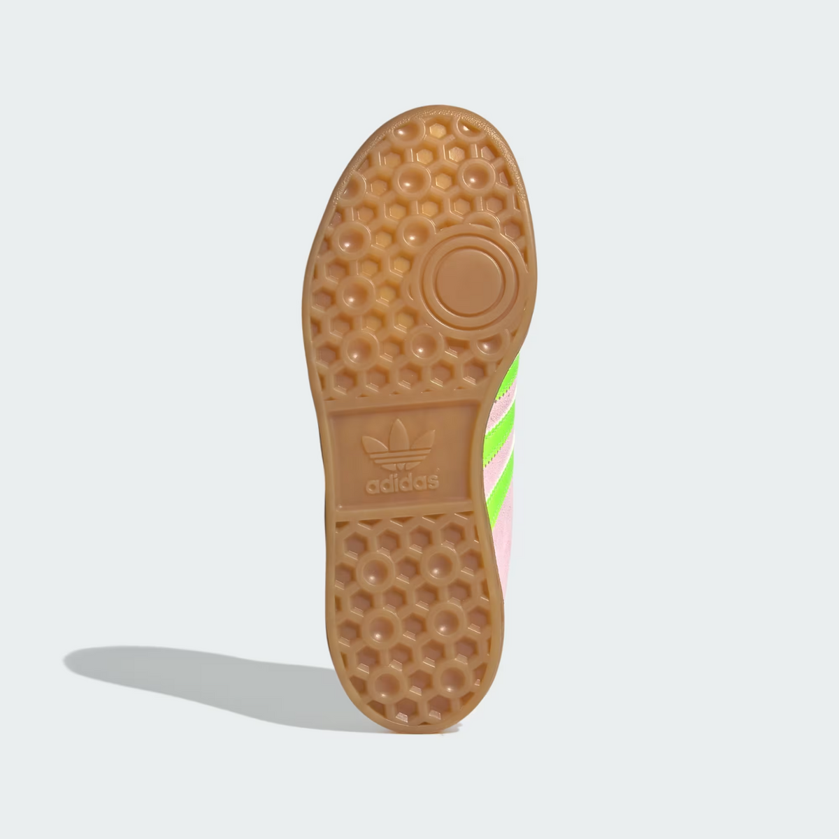 JS0683 adidas Originals Hamburg Clear Pink Solar Green Gold Metallic (Women's)