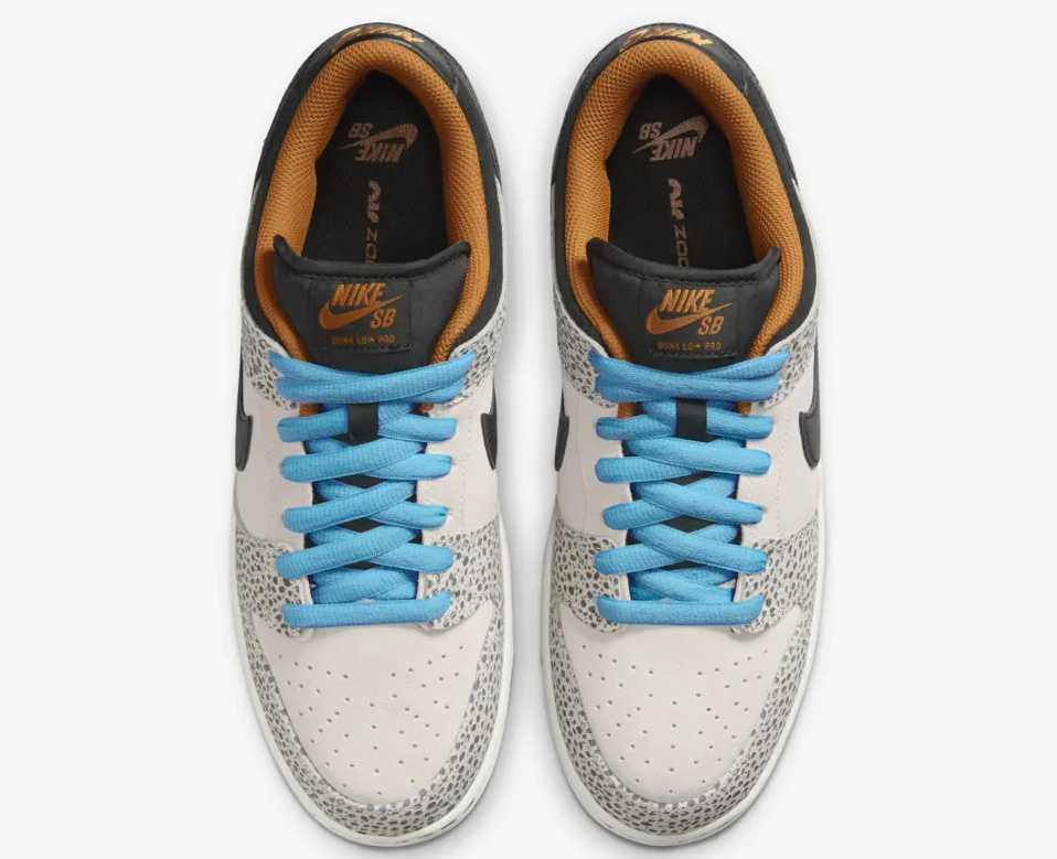 HF7841-001 Nike SB PS Dunk Low Pro Electric Safari Phantom and Black