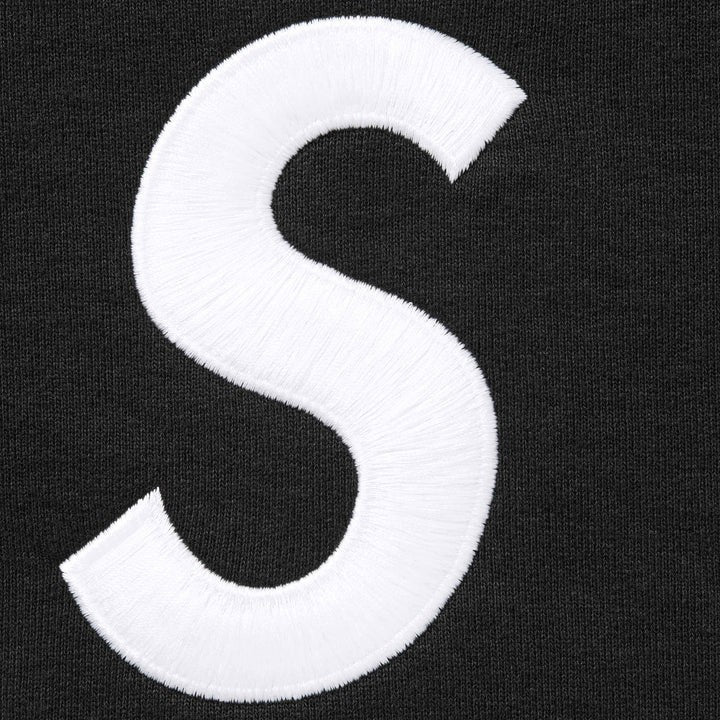 Supreme S Logo Zip Up Hooded Sweatshirt (25FW) Black