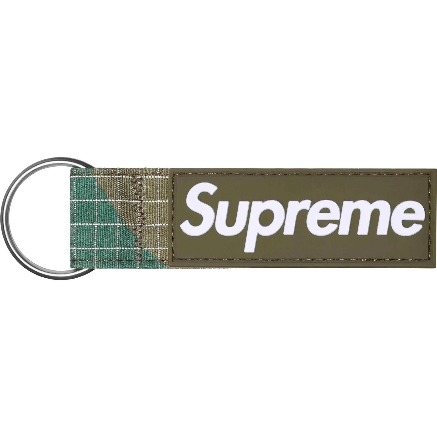 Supreme Ripstop Keychain Woodland Camo