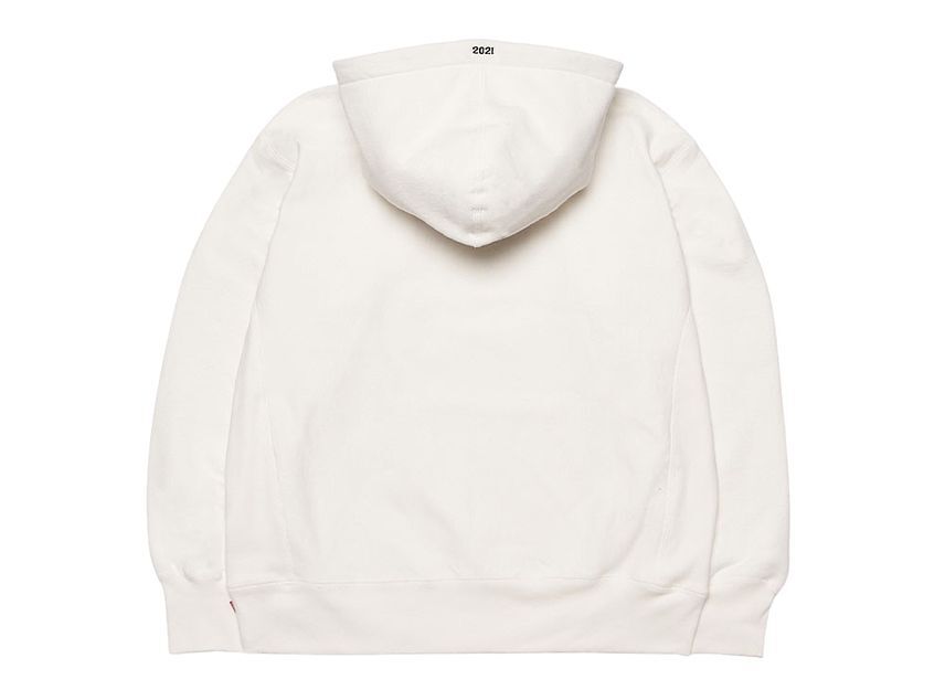 Supreme Box Logo Hooded Sweatshirt White (21FW)