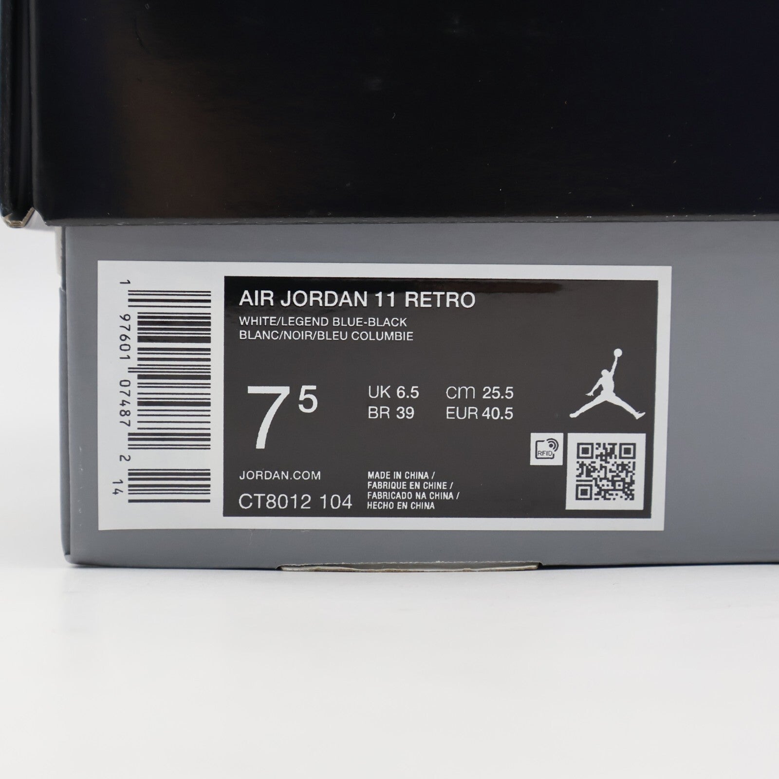 CT8012-104 Nike Air Jordan 11 Retro White Legend Blue (Men's)
