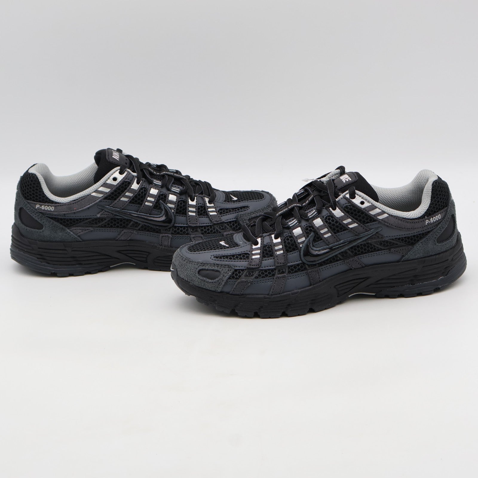 HF0015-002 Nike P-6000 SE Anthracite Chrome Metallic Silver Black (Men's)