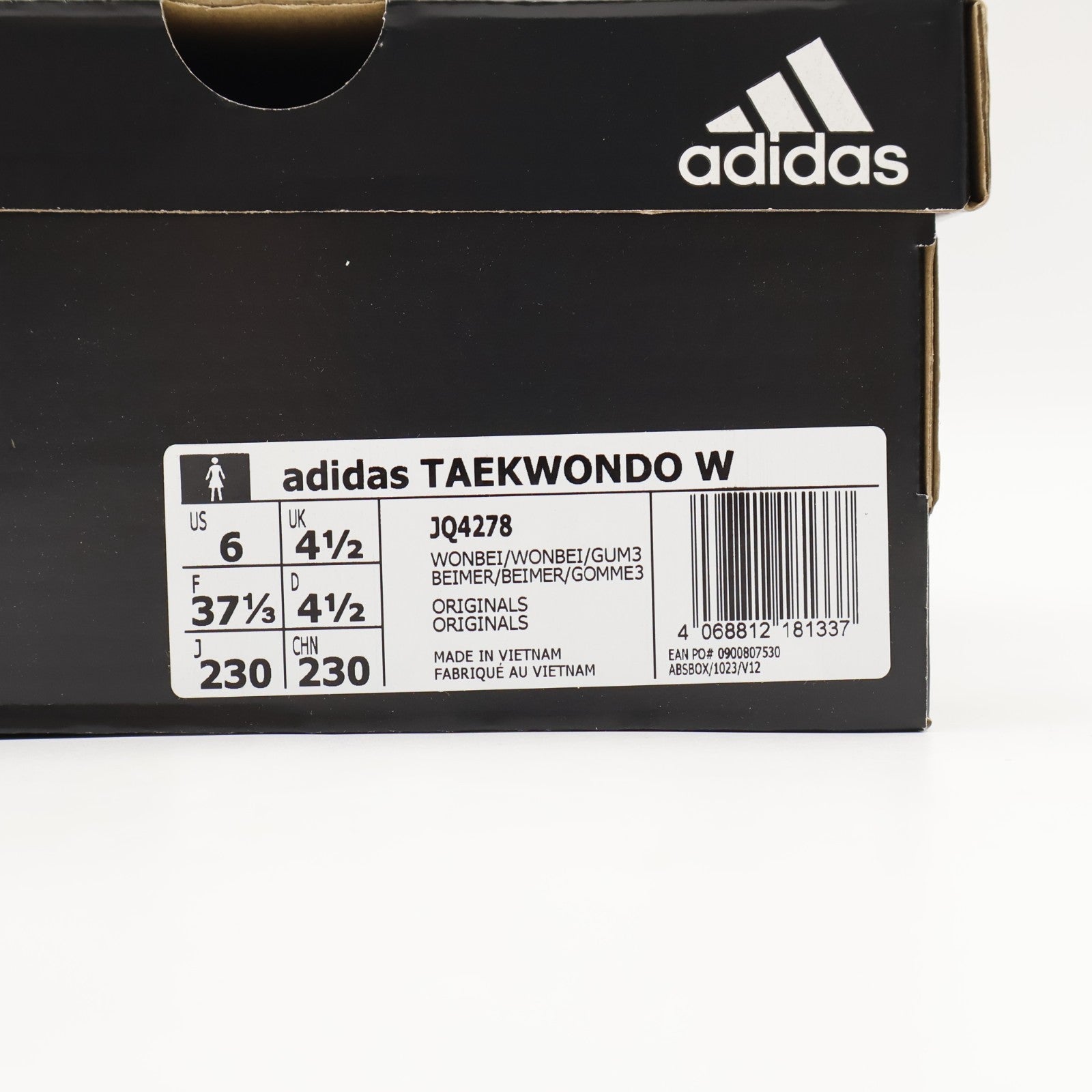 JQ4278 adidas Originals Women's Taekwondo Beige (BILLYâS Excluisive) (Women's)