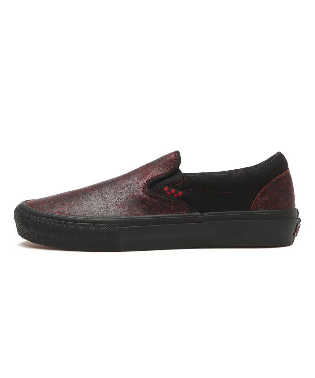 VN0A5FCAY25 Vans Skate Slip-On "Red/Black" (Men's)