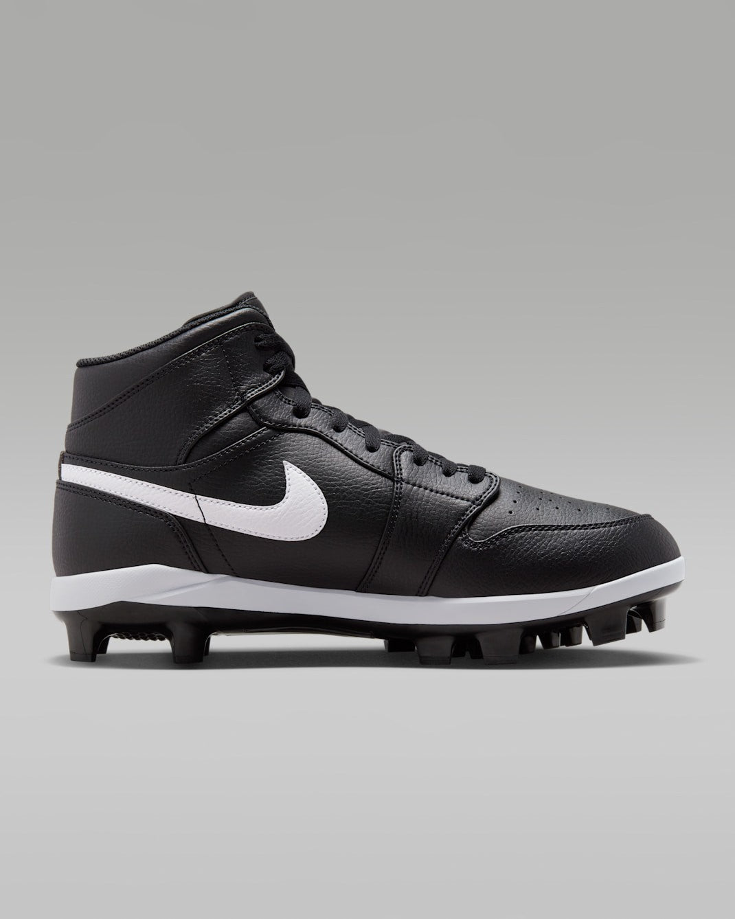 AV5354-011 Nike Air Jordan 1 Retro MCS Cleats Black White (Men's)