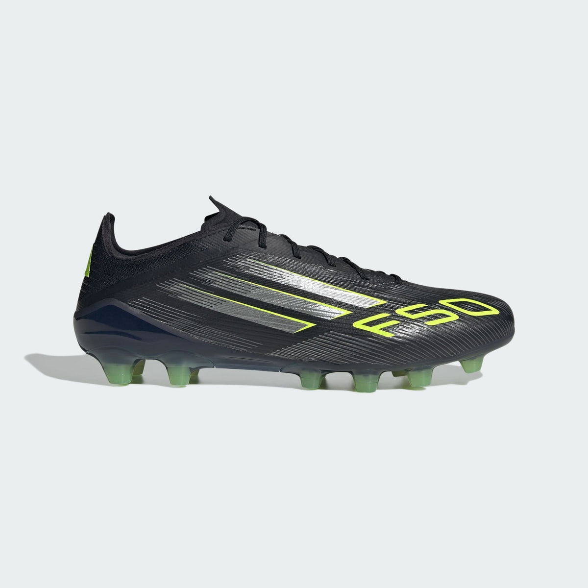 JR1702 adidas F50 Elite HG AG Japan Core Black Iron Metallic Lucid Lemon (Men's)