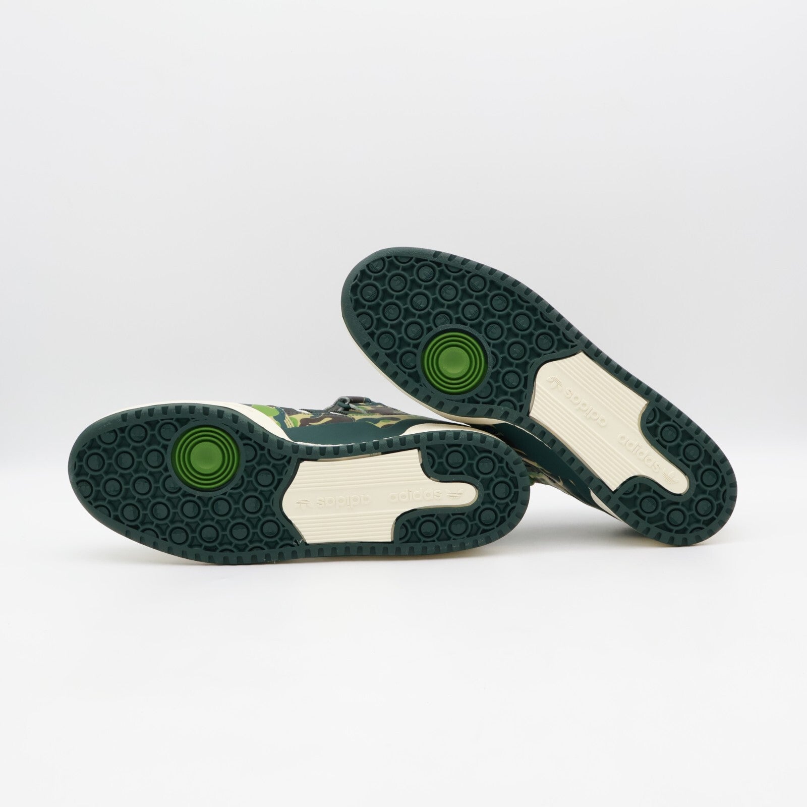 ID4771 BAPE adidas Forum 84 Low 30th Anniversary Green Camo (Men's)