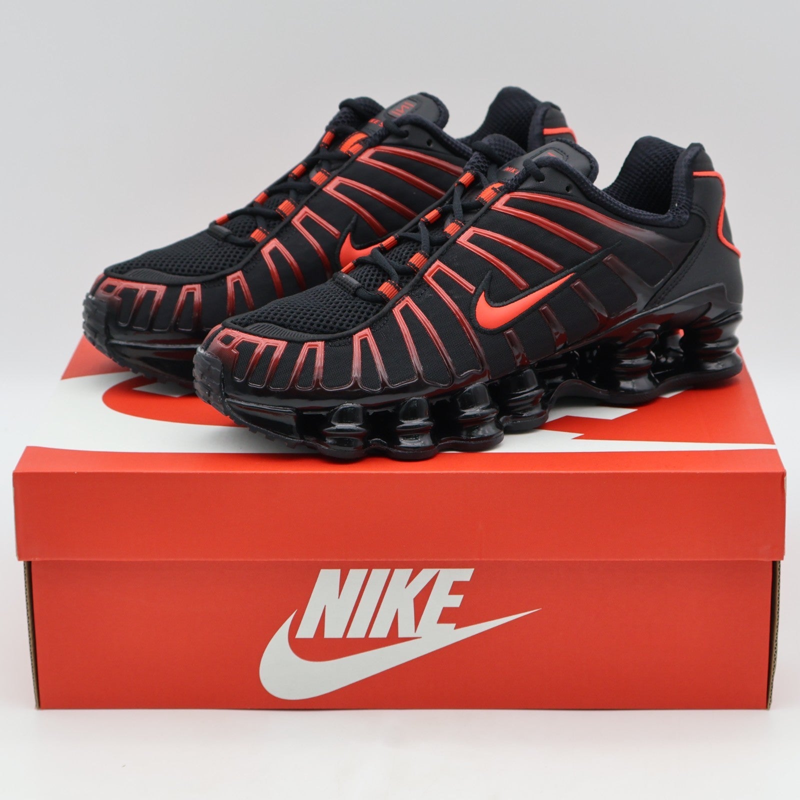 AV3595-016 Nike Shox TL Black Light Crimson (Men's)