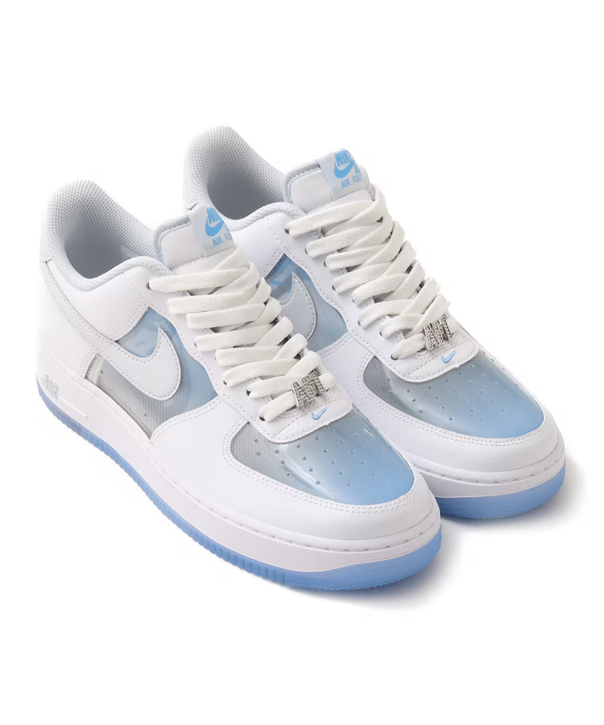 IB5724-100 Nike Air Force 1 Low White and University Blue (Men's)