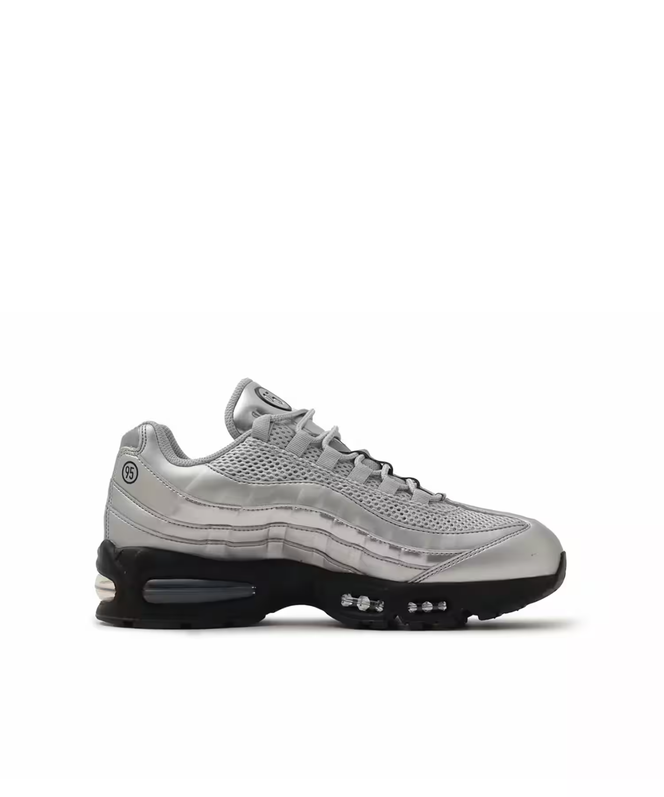IB6830-002 Nike Air Max 95 Big Bubble SE Total 90 Pack Metallic Silver (Men's)