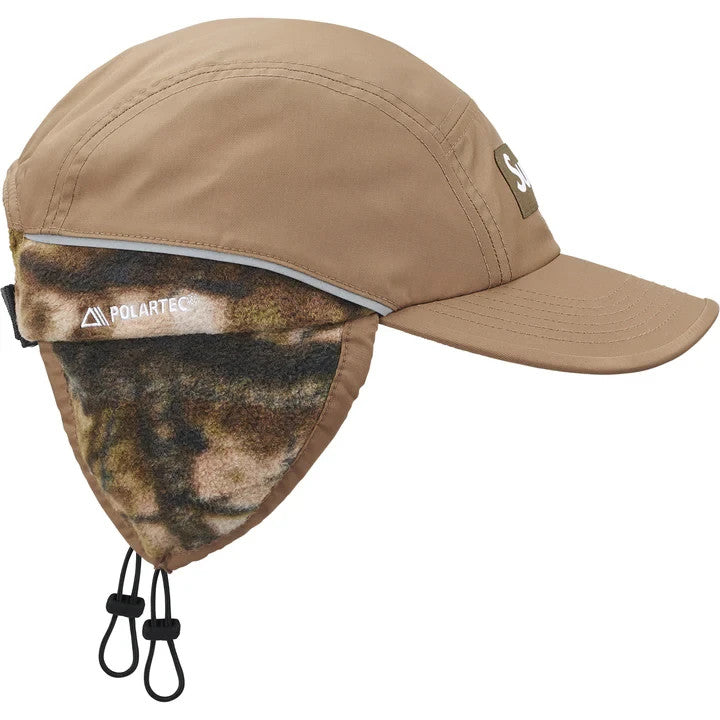 Supreme Polartec Lined Packable Earflap Camp Cap Khaki