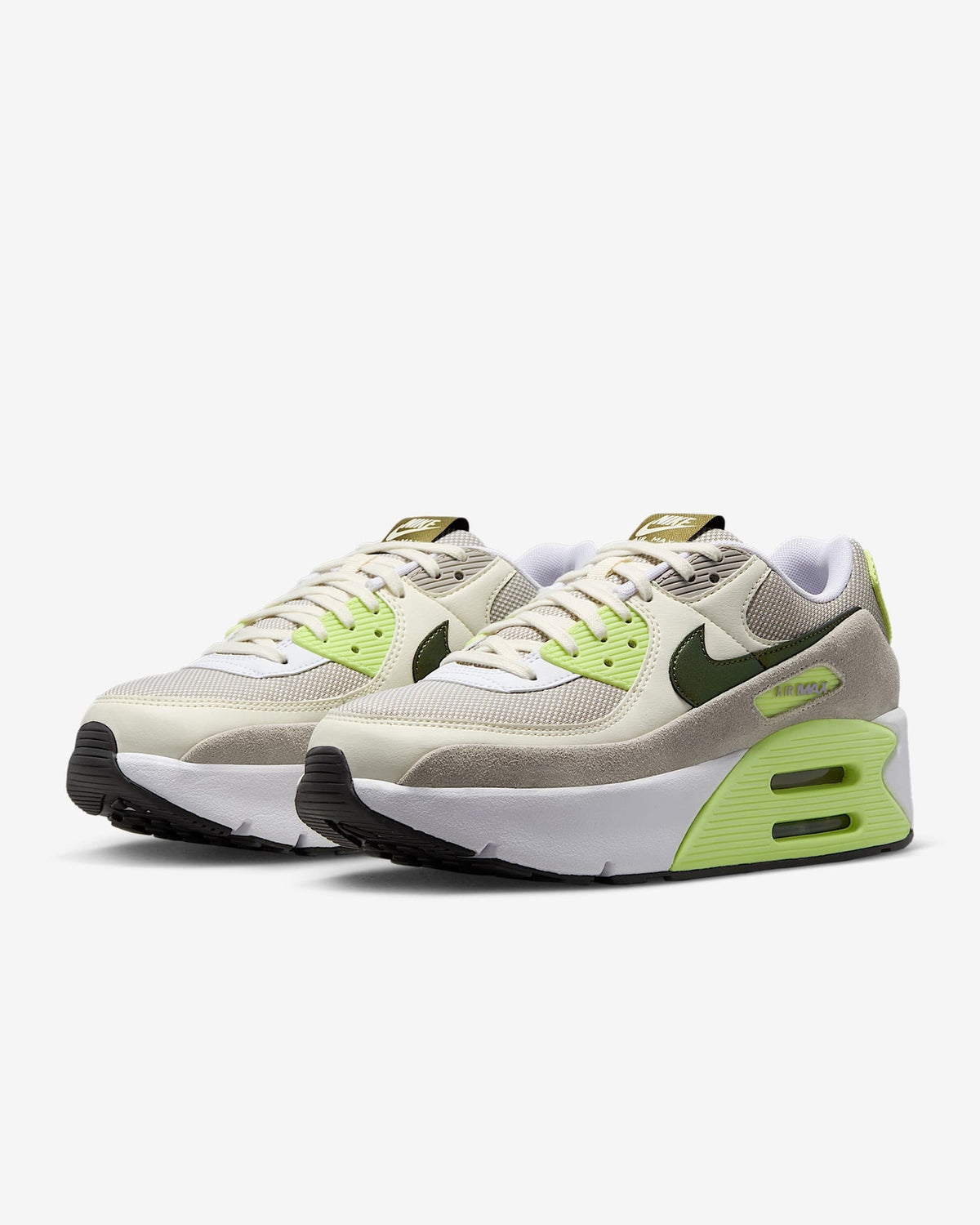 IB8061-100 Nike Air Max 90 LV8 White Pale Ivory College Grey Light Lemon (Men's)