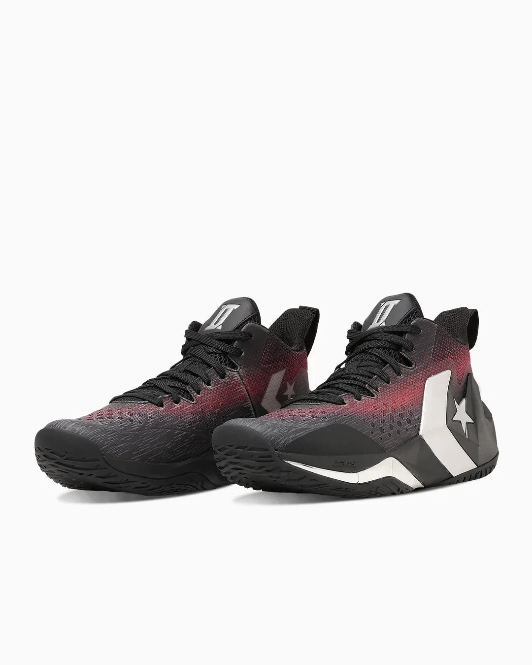 33500520 Converse Cons Unaverage Mid Black Red Silver (Men's)